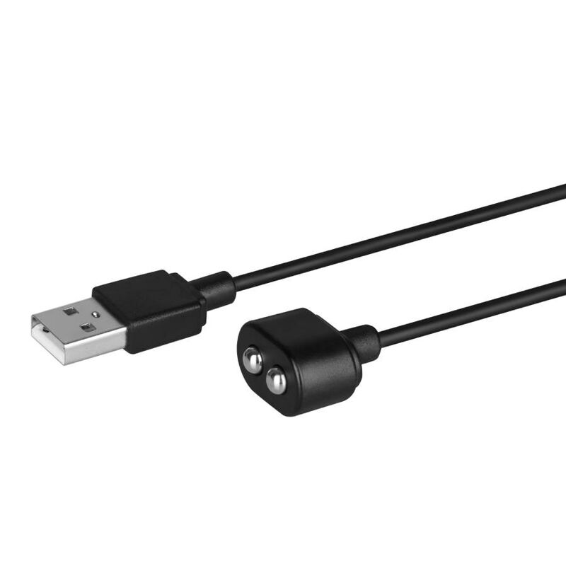 Cabo de Carregamento USB Preto para Dispositivos Adultos