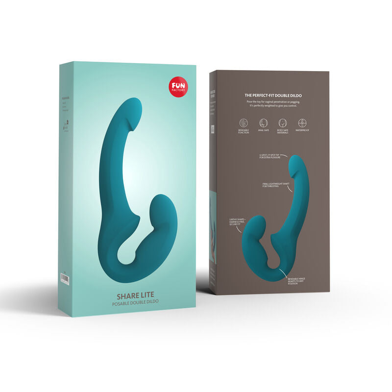 Share Lite Double Dildo - Deep Sea Blue