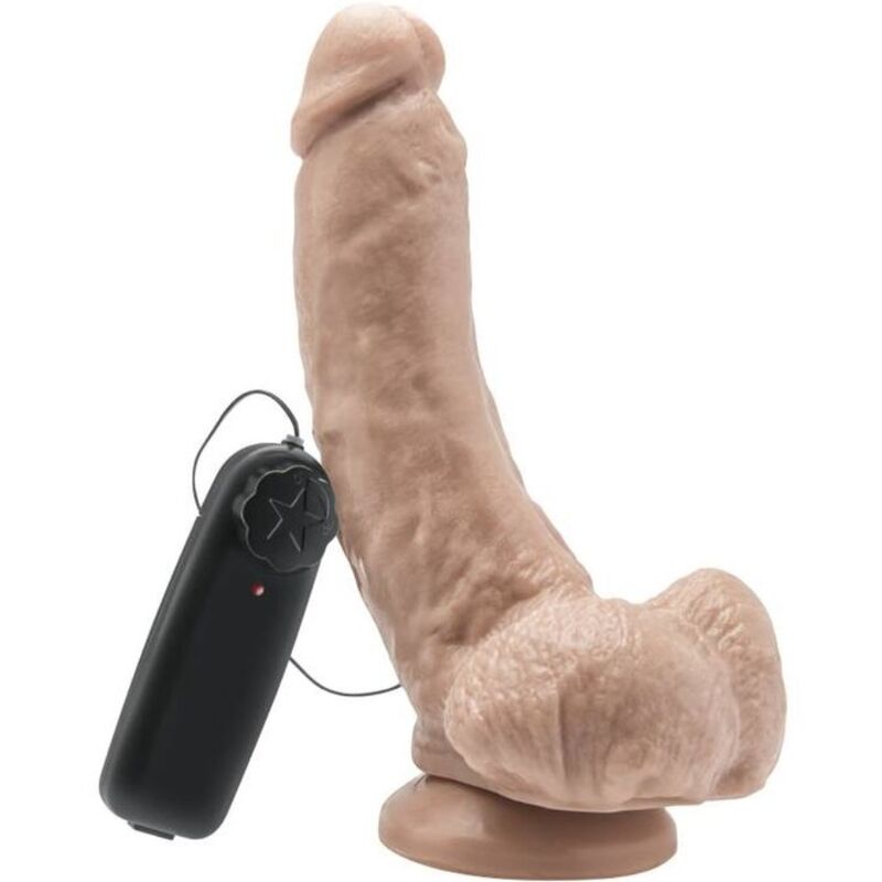 Realistic 20.5cm Vibrating Dildo with Balls
