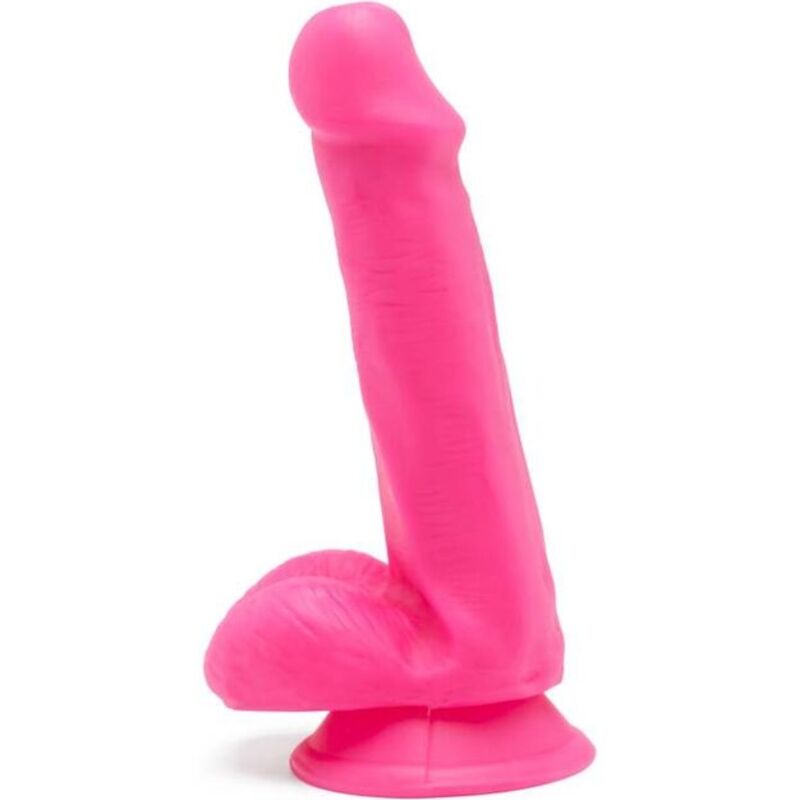 Dildo Rosa de 12cm con Testículos