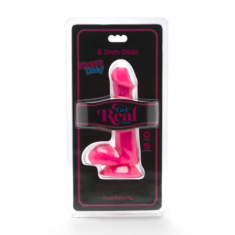 Dildo Rosa de 12cm con Testículos