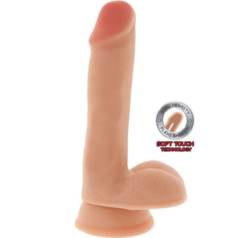 Realistic Dual Density Dildo (17cm) with Balls