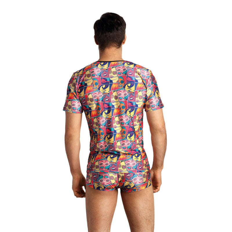 Camiseta de Lencería con Cómics Sensuales XL