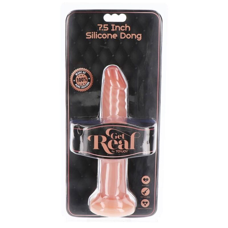 Realistic 19cm Silicone Dong - Skin Tone