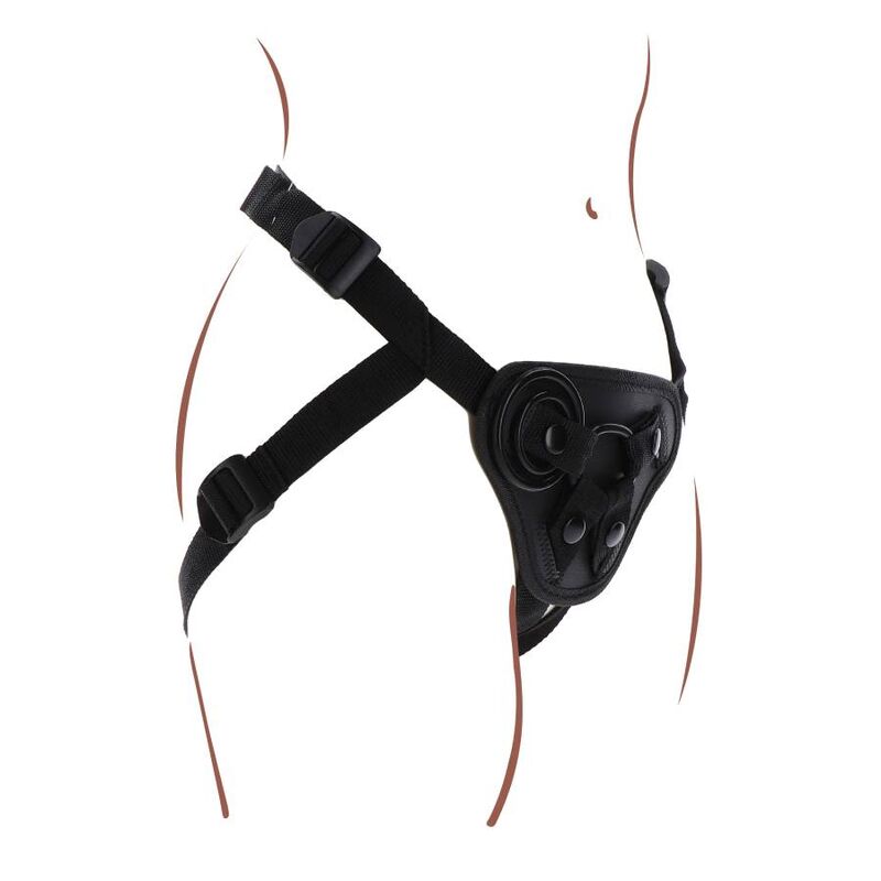 Arnés Ajustable Negro para Strap-On