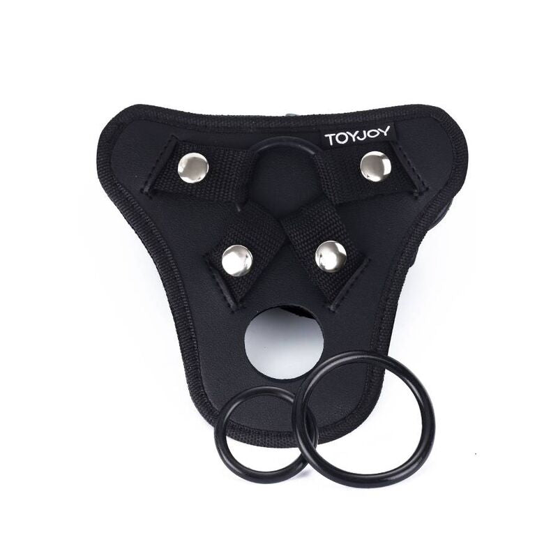 Black Adjustable Strap-On Harness