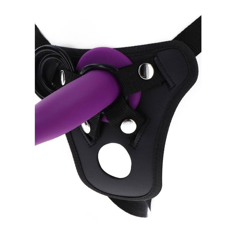 Black Adjustable Strap-On Harness