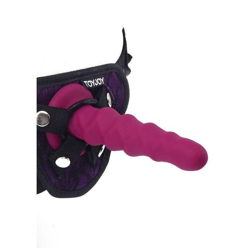 Ribbed Red Pleasure Dong - 12 cm