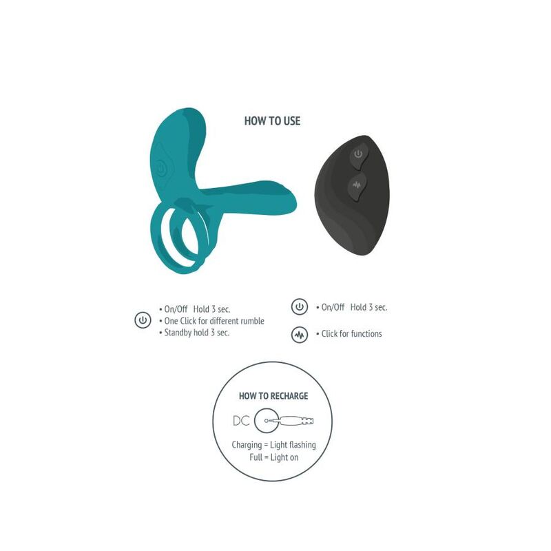 Couples Pleasure Vibrating Ring - Green