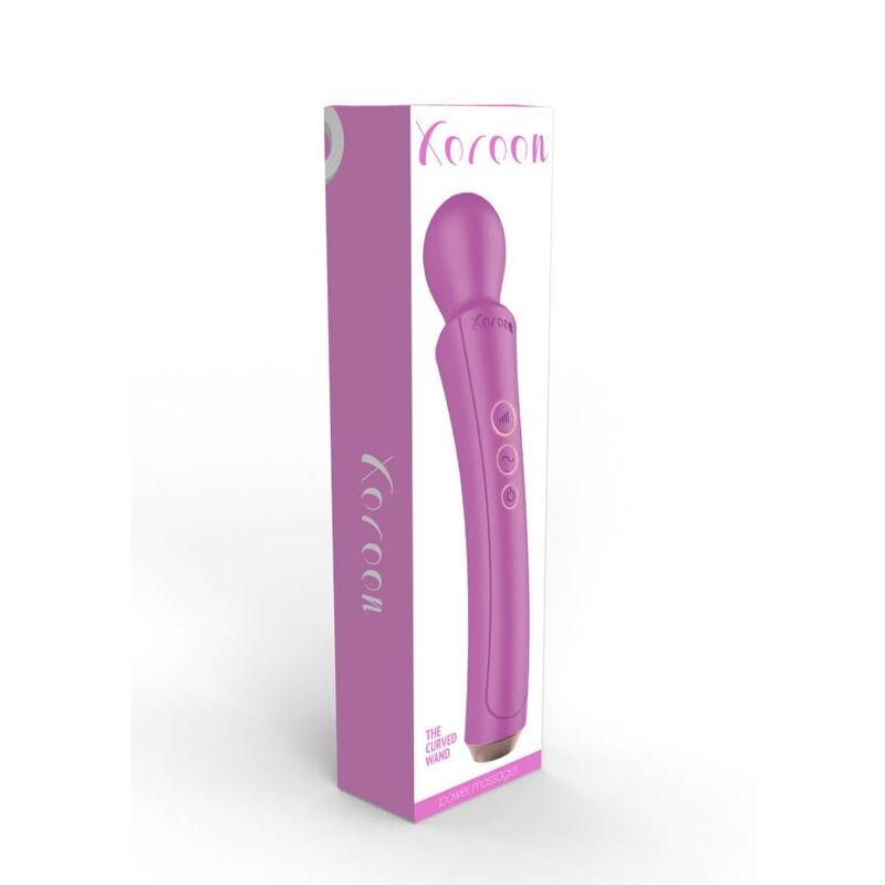 Vibrador de Varinha Curva - Fúcsia