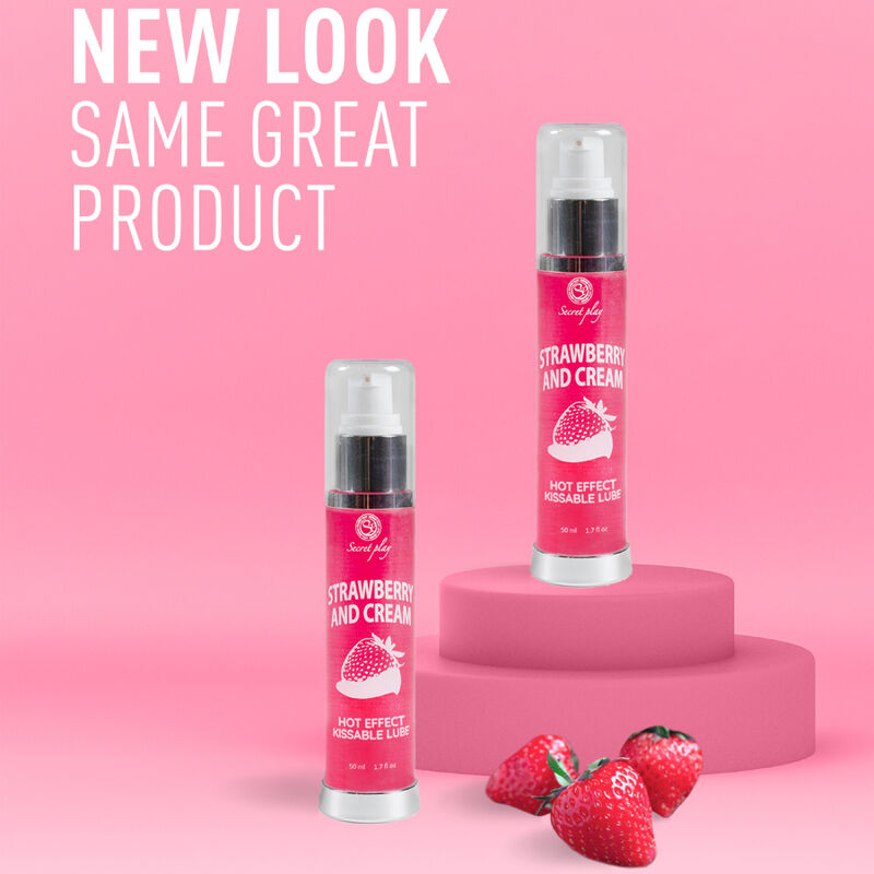 2-in-1 Strawberry & Cream Heat Lubricant