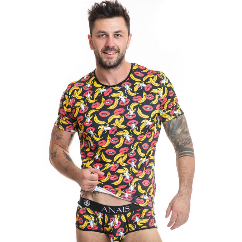 Camiseta Lencería Sexy con Estampado de Plátano XL