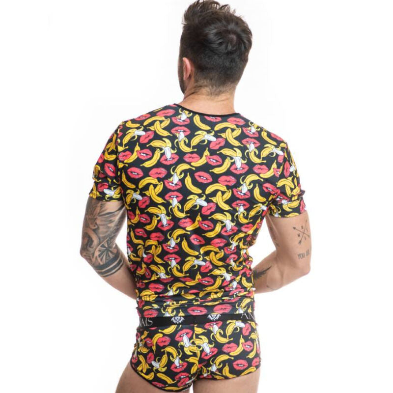 Camiseta Lencería Sexy con Estampado de Plátano XL
