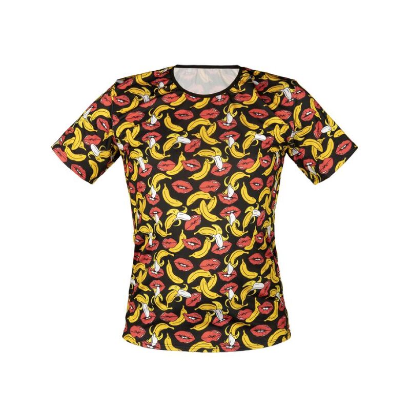 Camiseta Lencería Sexy con Estampado de Plátano XL