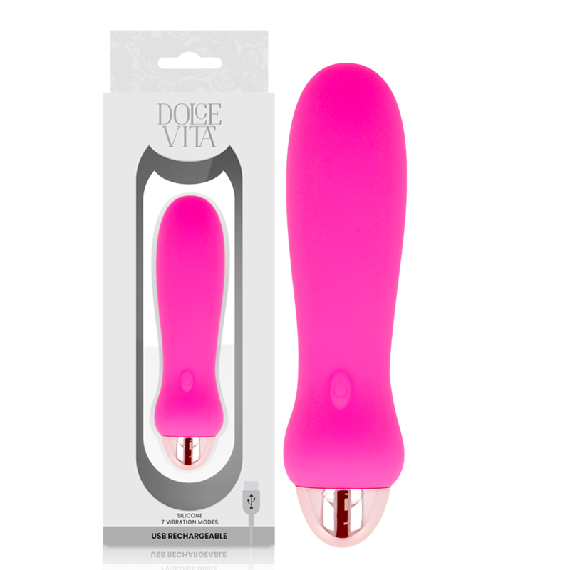 Five Pink 7-Speed Rechargeable Vibrator