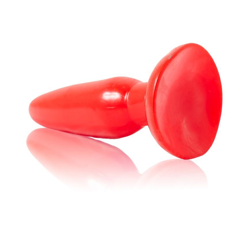 Pequeño Plug Anal Rojo - 15cm