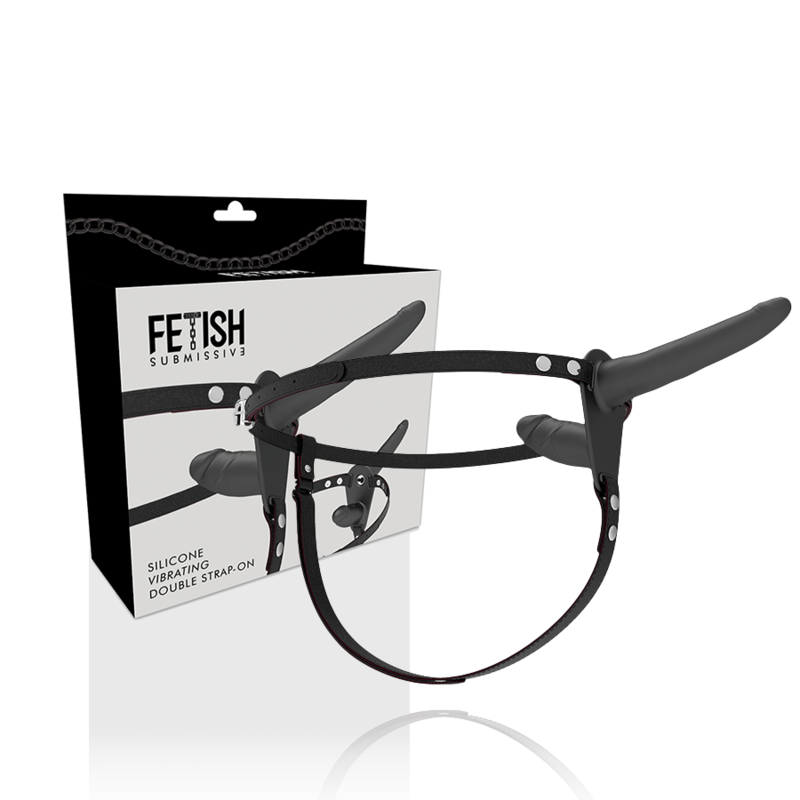 Dual Entry Black Vibrator