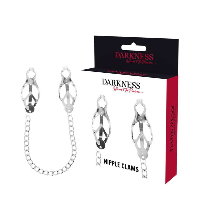 Elegant Metal Chain Nipple Clamps