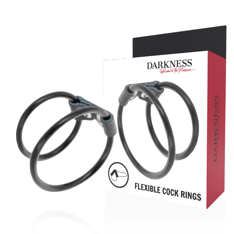 Dual Flexible Penis Ring - Sex Toy