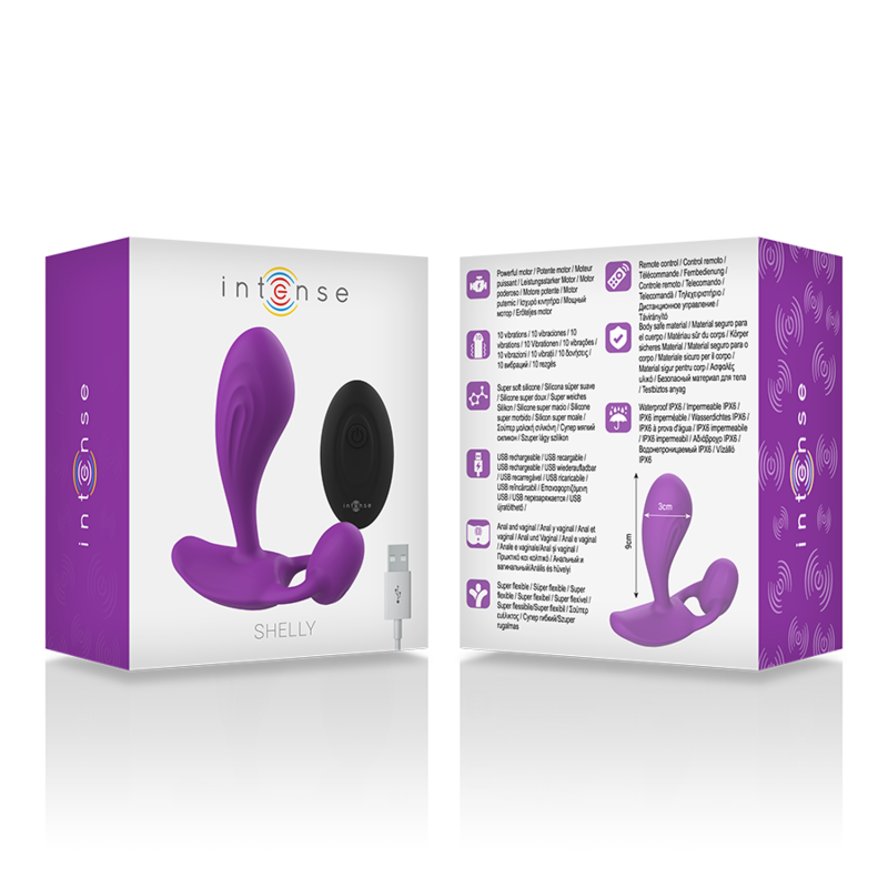 Shelly Remote Control Purple Anal Plug