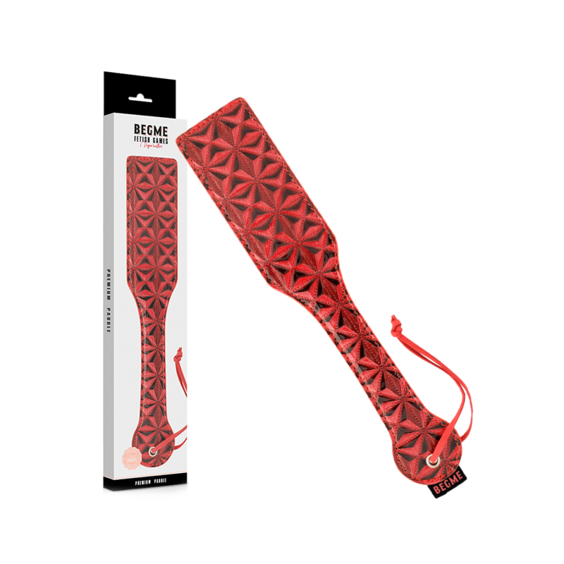 Red Edition Vegan Leather Bondage Paddle
