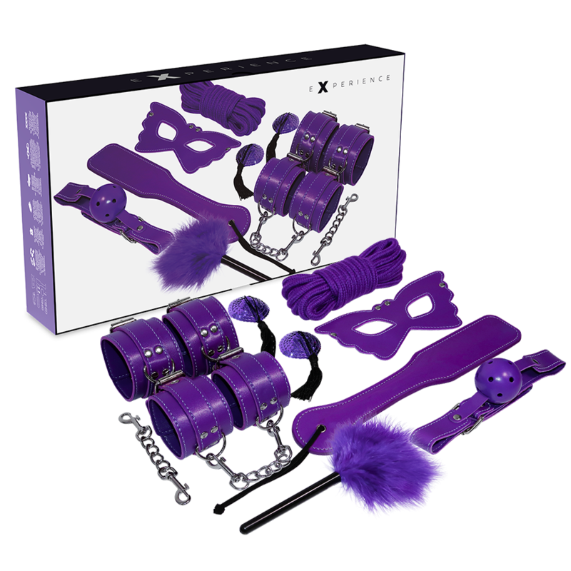 Kit de Placer Fetichista BDSM Púrpura