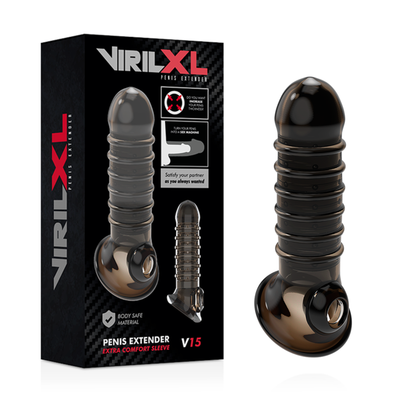 Funda Extensora de Pene V15 Negra