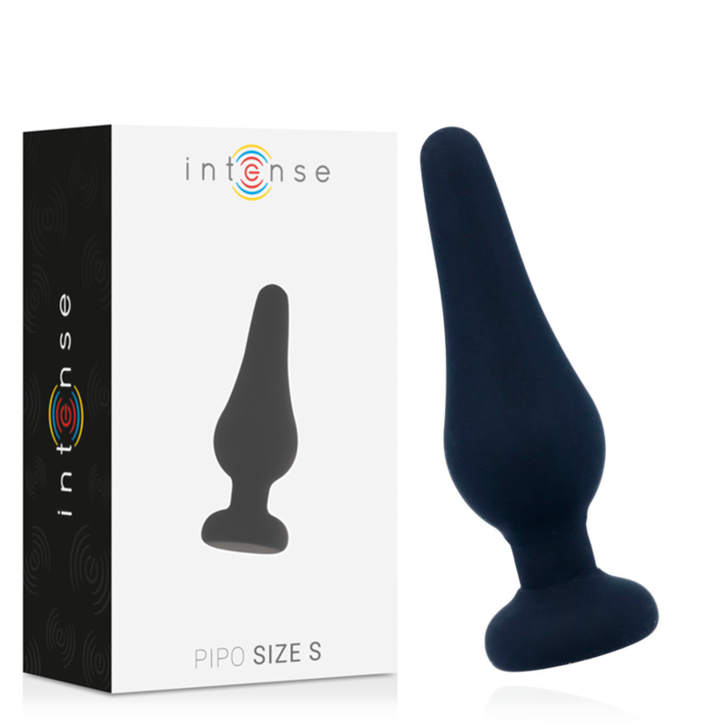 Tapón Anal de Silicona Negro Pipo S 9.8cm