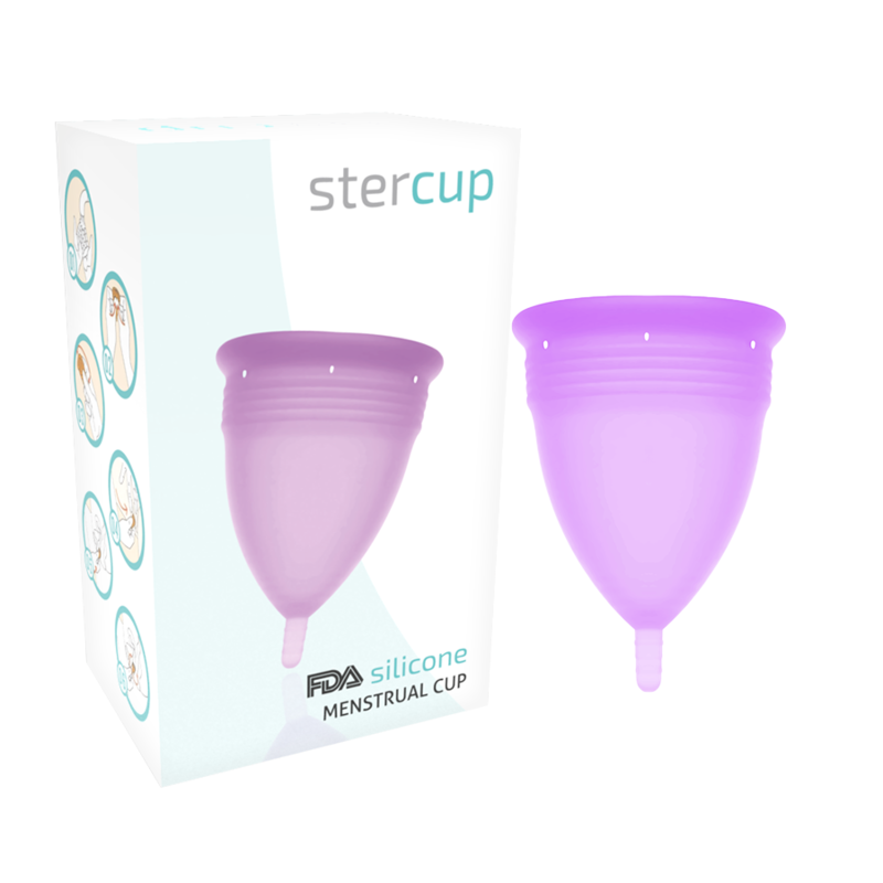 Copa menstrual de silicona - Talla S (Violeta)