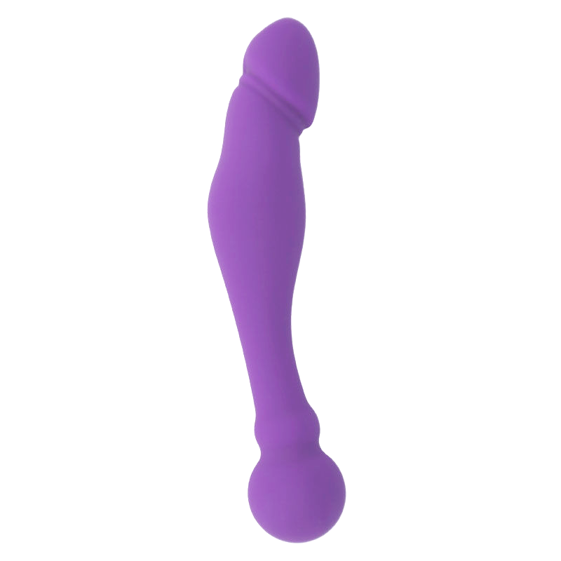 Silicone Rick Dual Lilac Adult Pleasure Toy