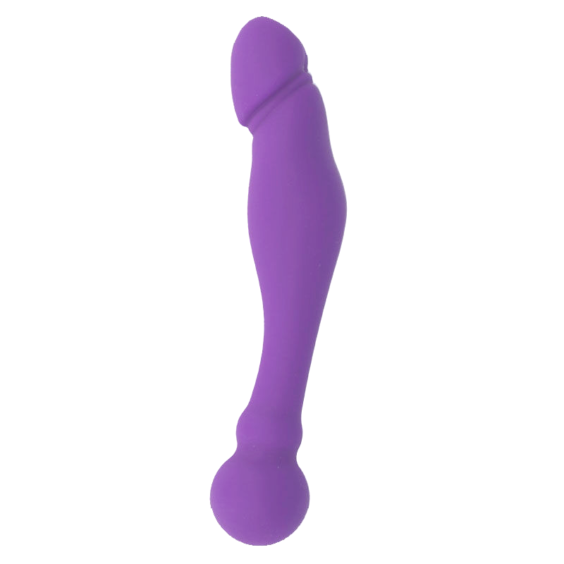 Silicone Rick Dual Lilac Adult Pleasure Toy