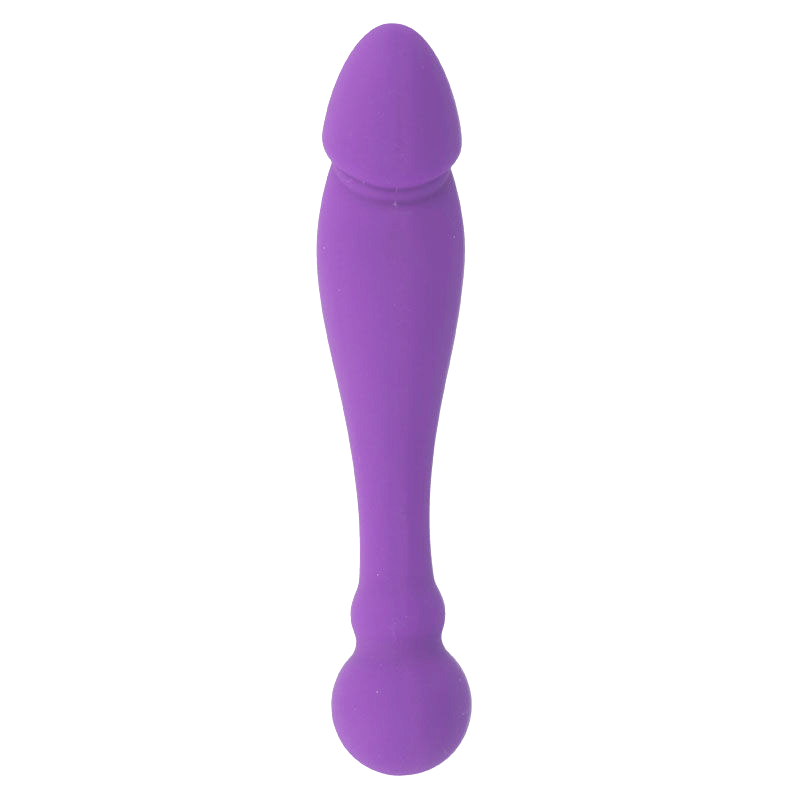 Silicone Rick Dual Lilac Adult Pleasure Toy