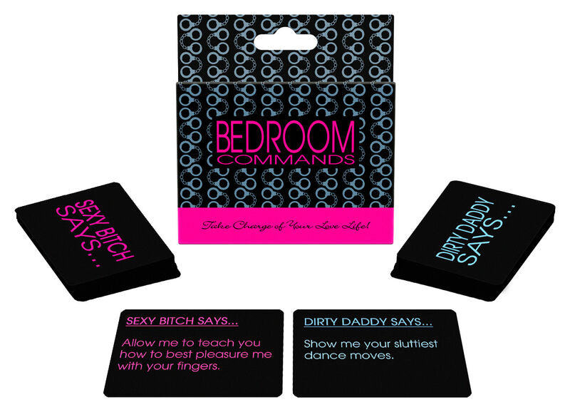 Bedroom Commands Erotic Card Game