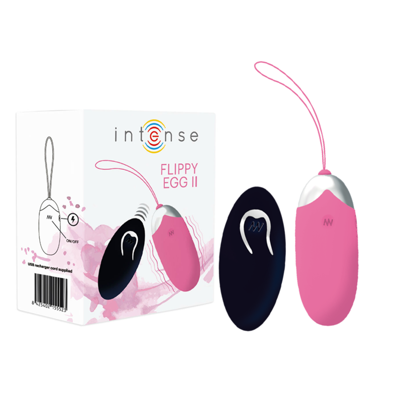 Ovo Vibratório com Controlo Remoto Flippy II - Rosa