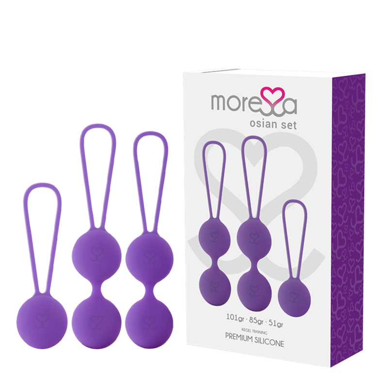 Osian Premium Lilac Silicone Sex Toy Set