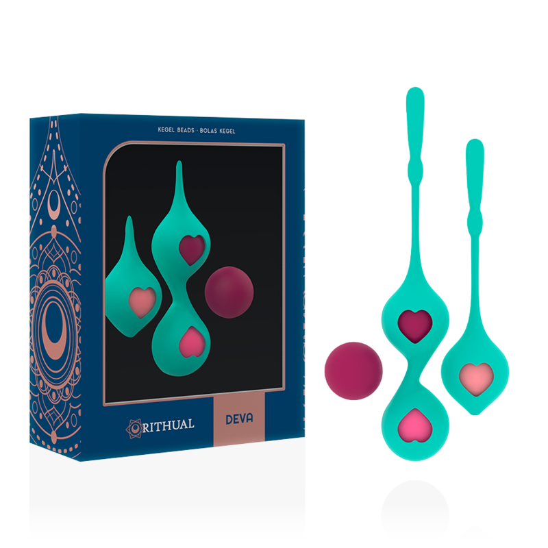 Kit de Treino Pélvico Deva Aqua Verde