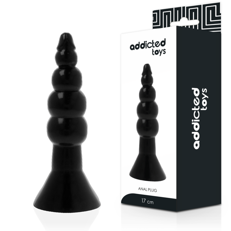 Plug Anal Negro Premium de 17cm