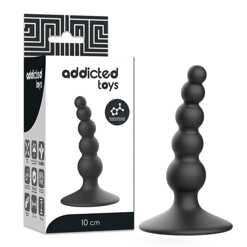 Plug Anal Negro - 10cm