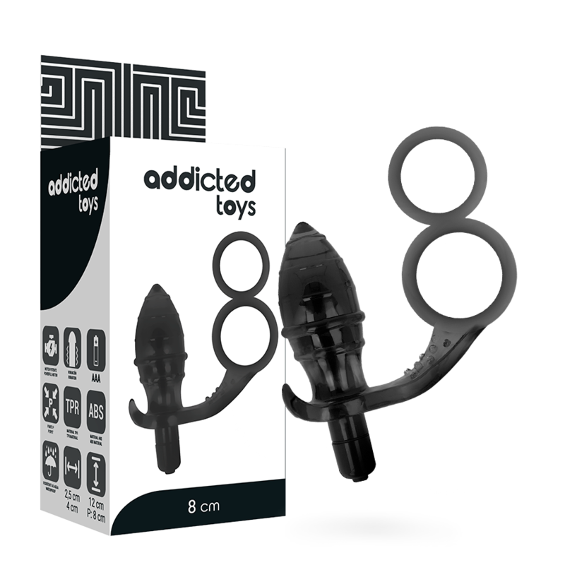 Sleek Double Ring Anal Plug