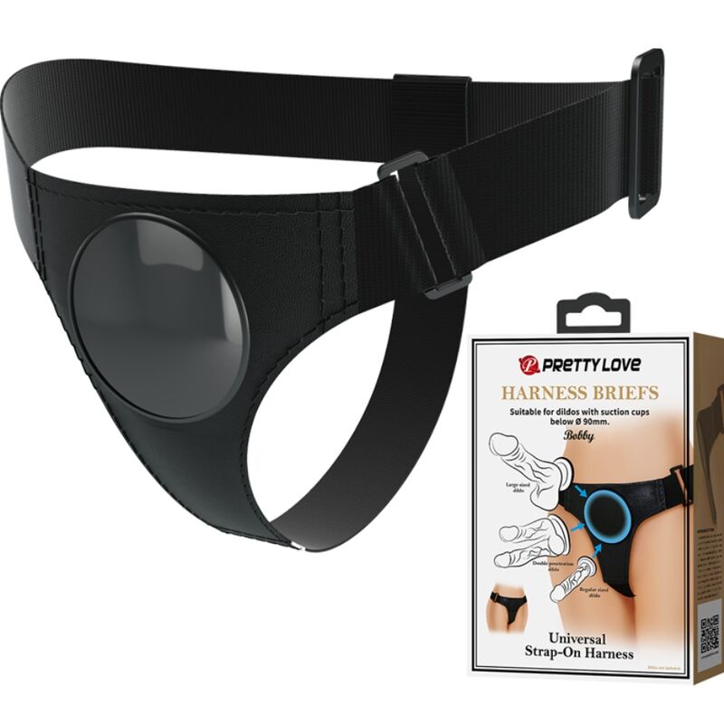 Arnés Universal Ajustable para Consolador en Color Negro