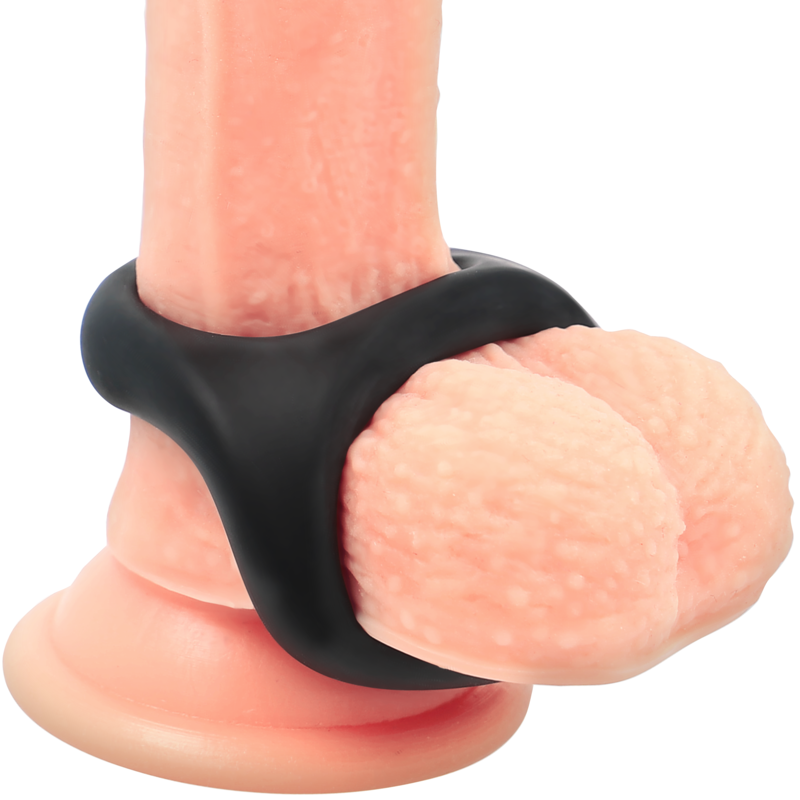 Flexible Penis & Testicle Ring PR13 Black