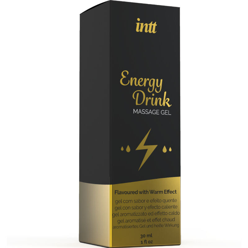 Flavored Energy Drink Heating Massage Gel