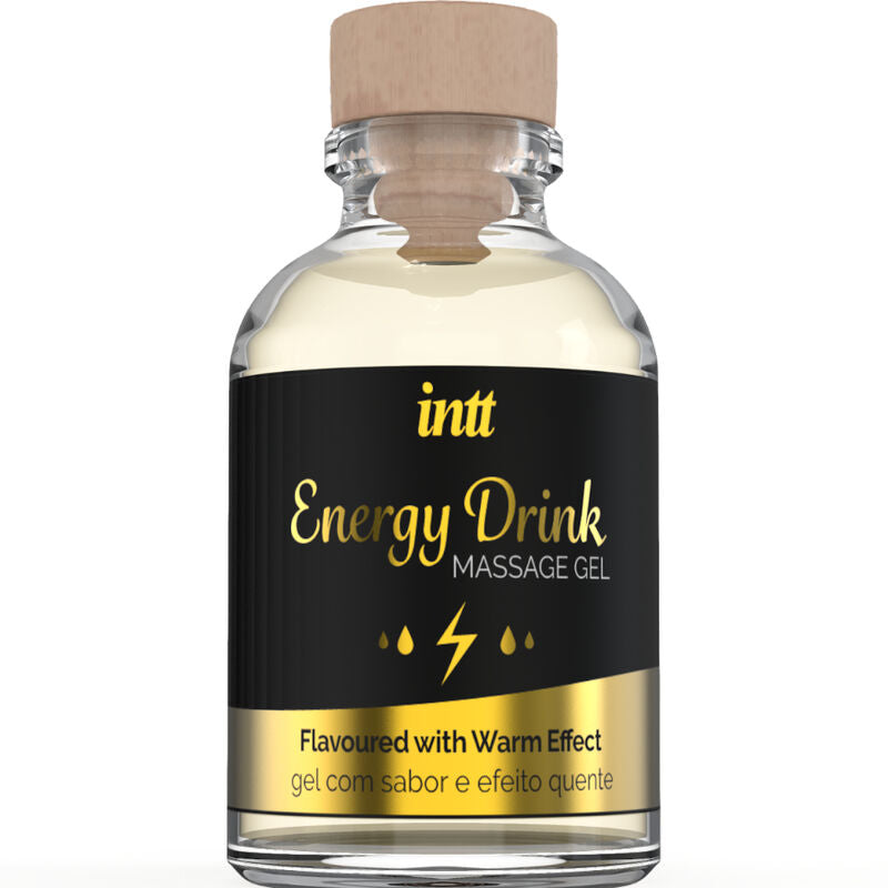 Flavored Energy Drink Heating Massage Gel