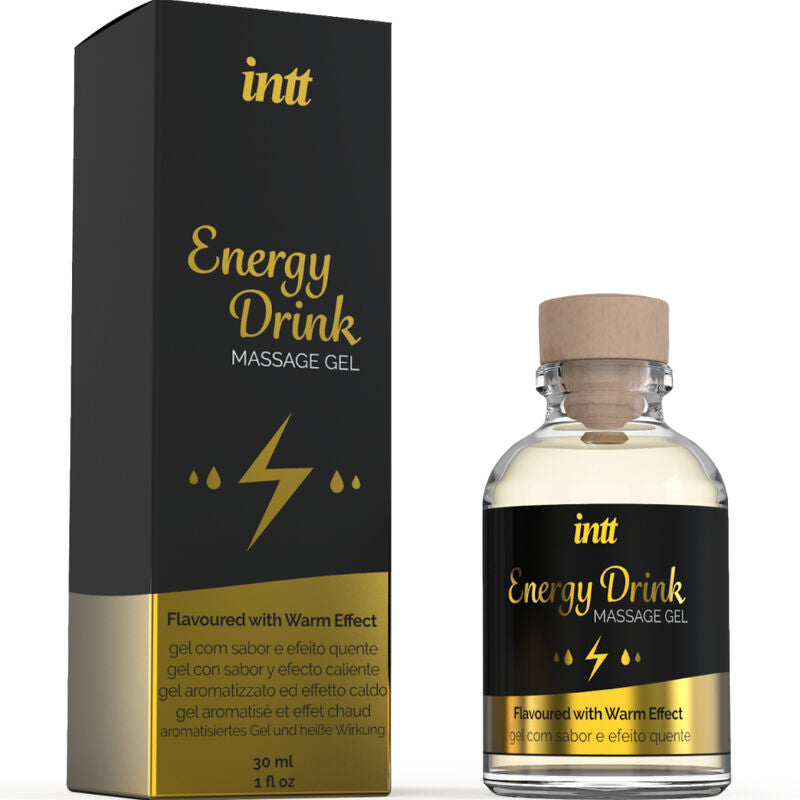 Flavored Energy Drink Heating Massage Gel