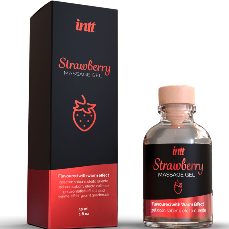 Strawberry Flavor Massage Gel
