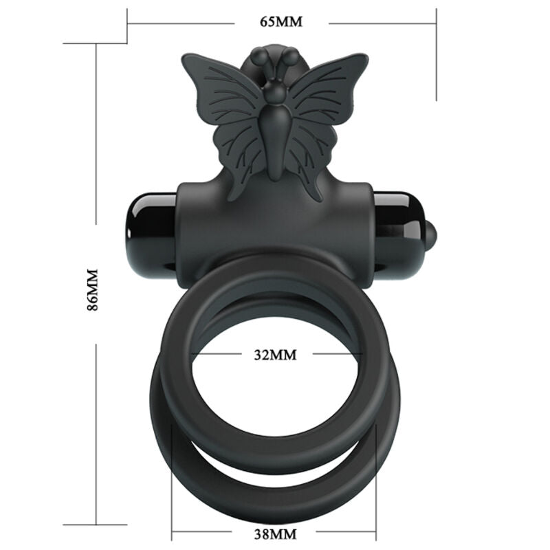 Dual Pleasure Vibrating Cock Ring