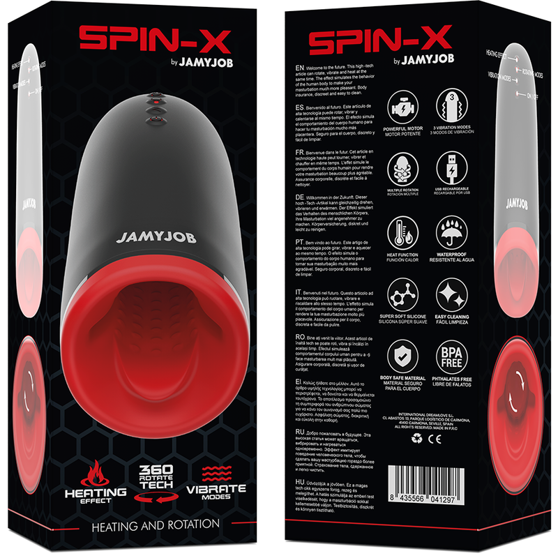 Spin-X Heated Rotating Masturbator