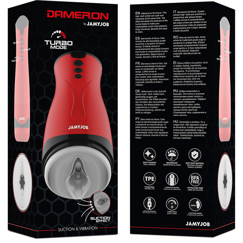 Dameron Suction & Vibration Masturbator