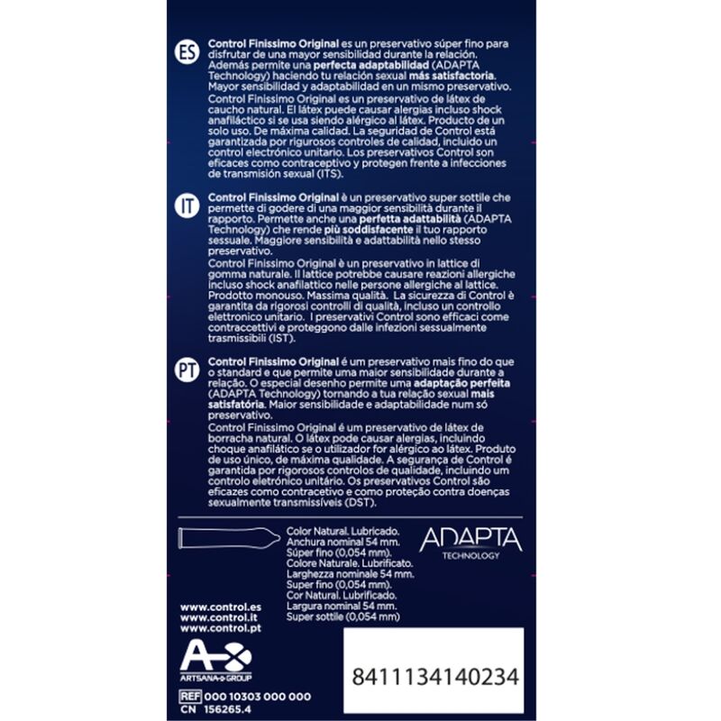 Preservativos Ultra-Finos Finissimo Pack de 12