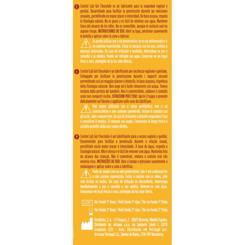 Chocolate Flavored Lubricant Gel - 75ml